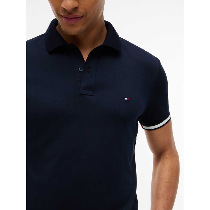 Tommy Hilfiger Slim Fit Fluid Cotton Interlock Polo Shirt image number 2